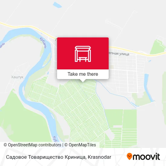 Садовое Товарищество Криница map