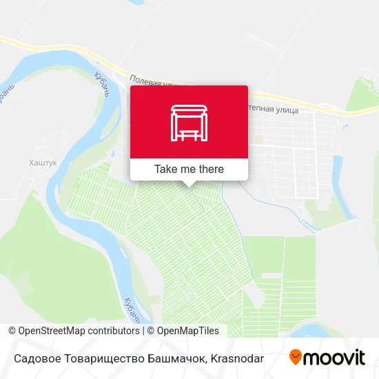 Садовое Товарищество Башмачок map