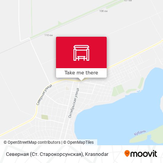 Северная (Ст. Старокорсунская) map