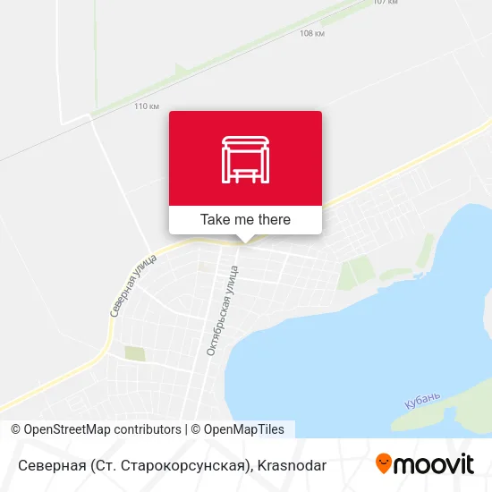 Северная (Ст. Старокорсунская) map