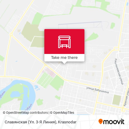Славянская (Ул. 3-Я Линия) map