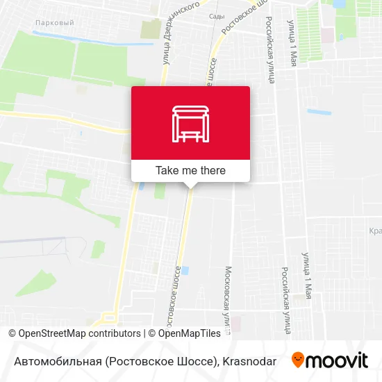 Автомобильная (Ростовское Шоссе) map