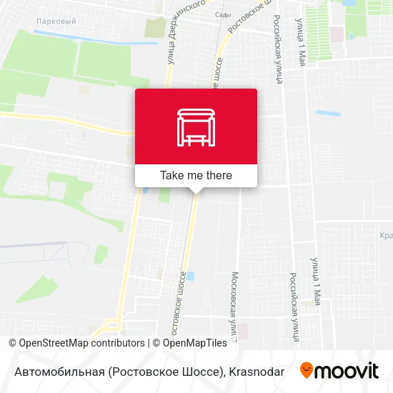 Автомобильная (Ростовское Шоссе) map