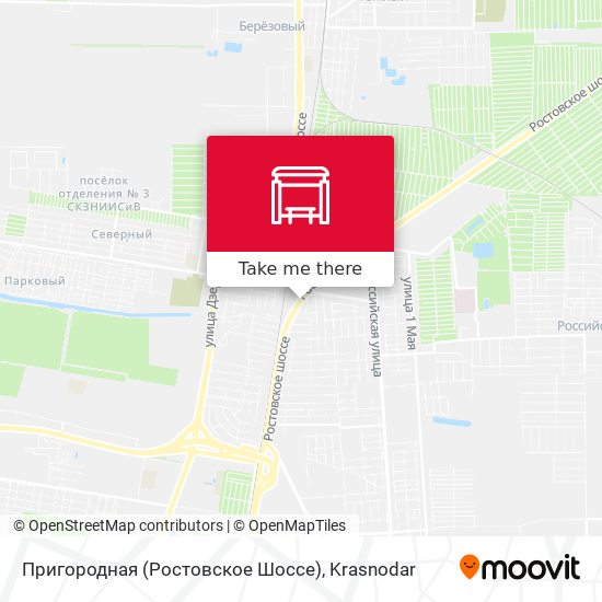 Пригородная (Ростовское Шоссе) map