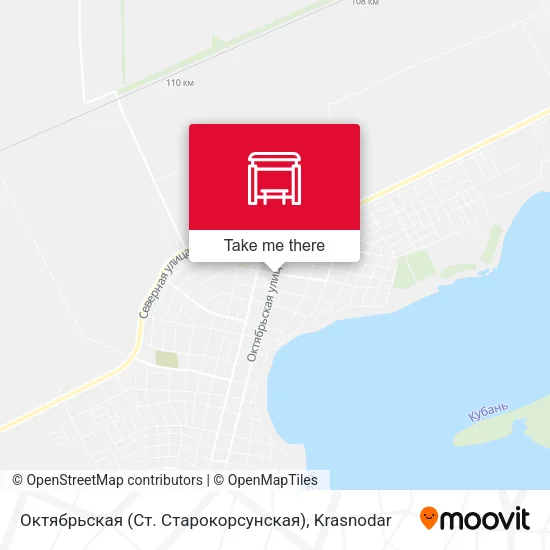 Октябрьская (Ст. Старокорсунская) map