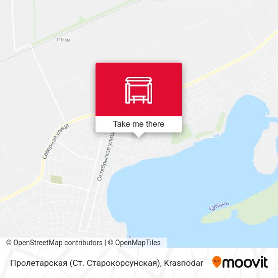 Пролетарская (Ст. Старокорсунская) map