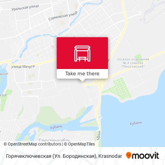 Горячеключевская (Ул. Бородинская) map