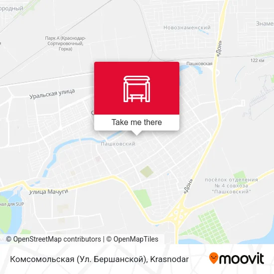 Комсомольская (Ул. Бершанской) map