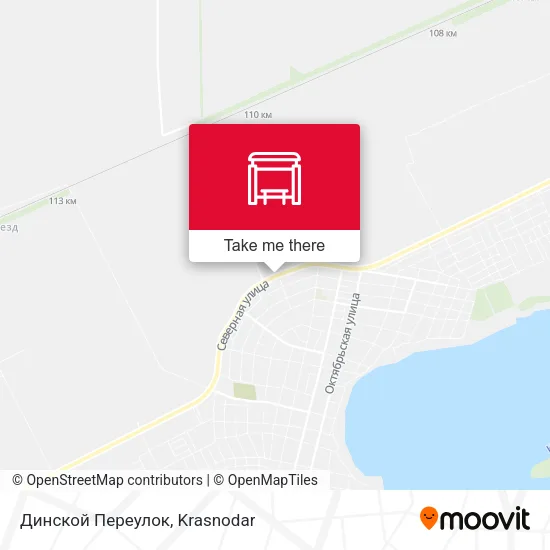 Динской Переулок map