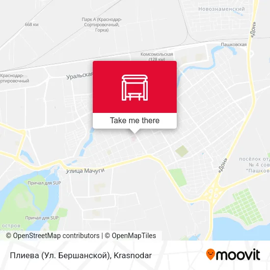 Плиева (Ул. Бершанской) map