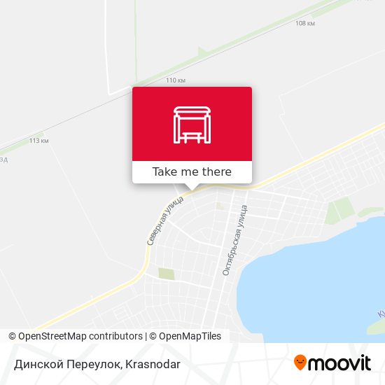 Динской Переулок map