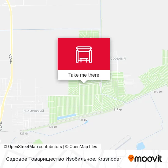 Садовое Товарищество Изобильное map