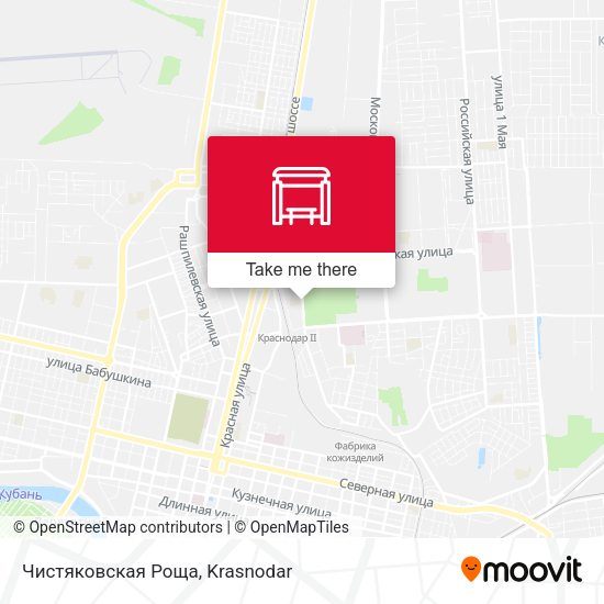 Чистяковская Роща map