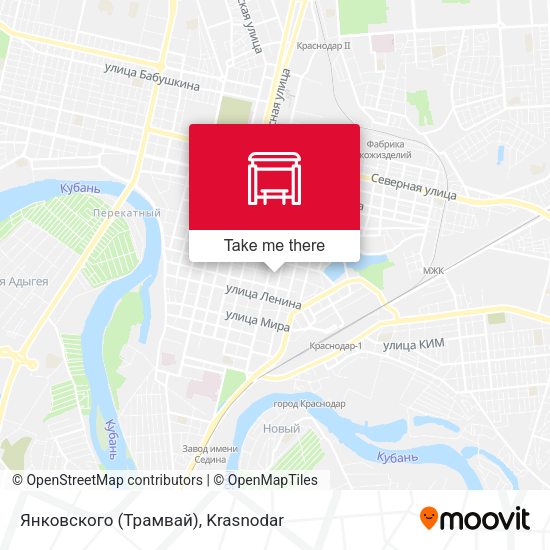 Янковского (Трамвай) map