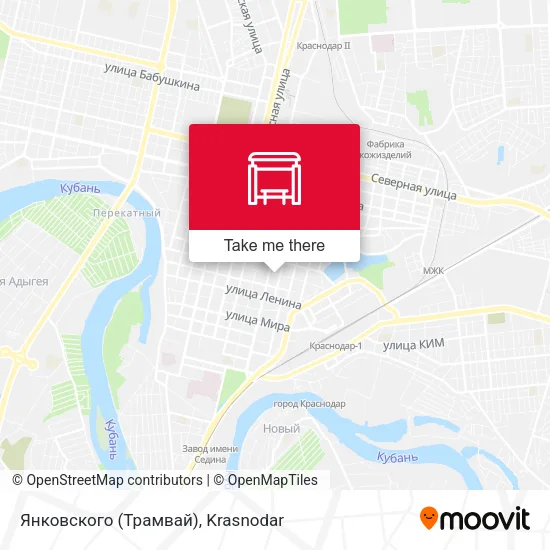 Янковского (Трамвай) map
