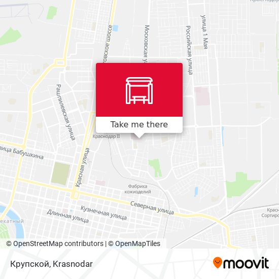 Крупской map