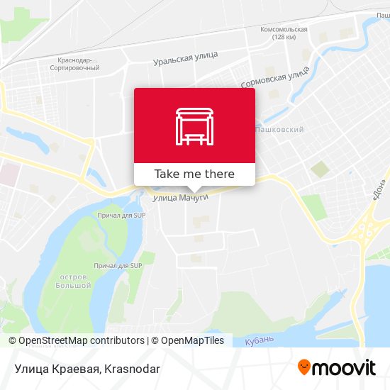 Улица Краевая map