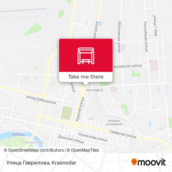 Улица Гаврилова map