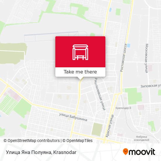 Улица Яна Полуяна map