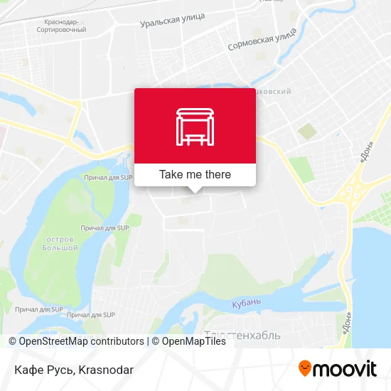 Кафе Русь map