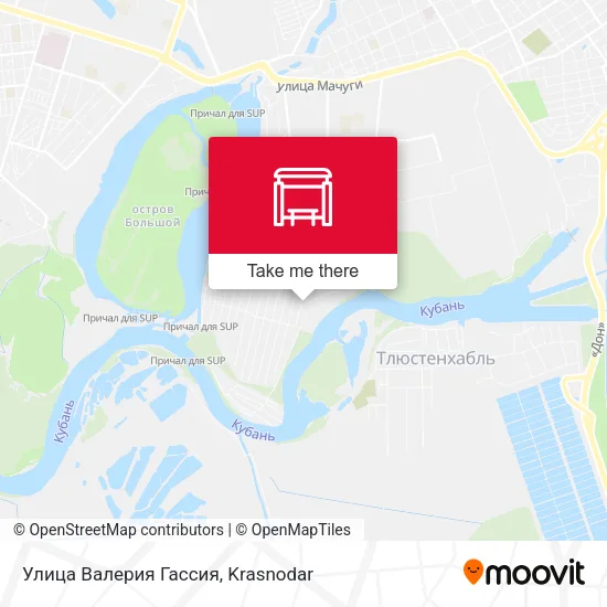 Улица Валерия Гассия map