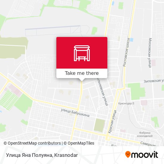 Улица Яна Полуяна map