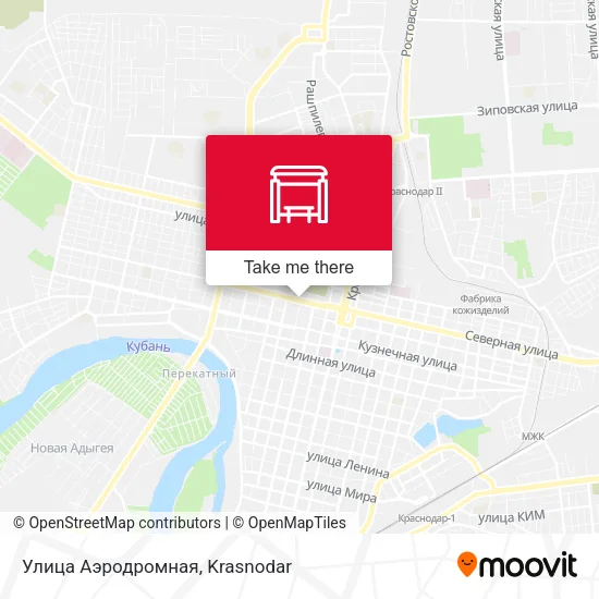 Улица Аэродромная map