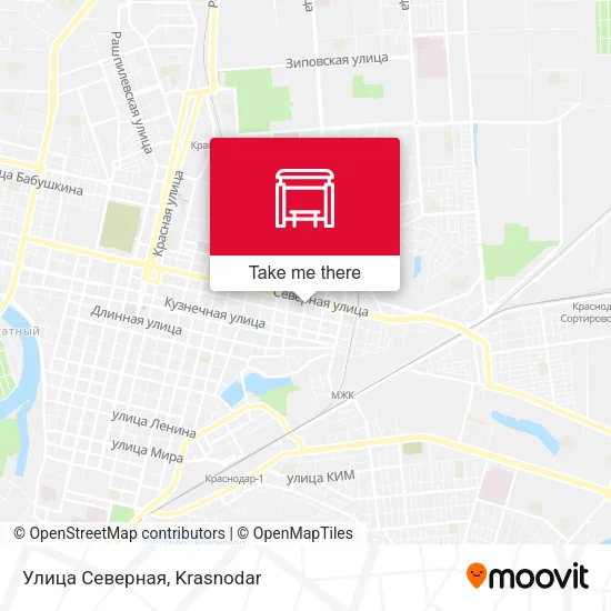 Улица Северная map