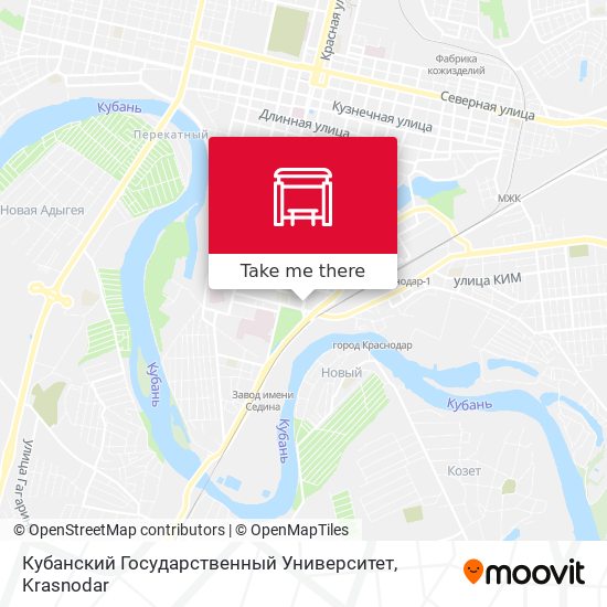 Кубанский Государственный Университет map