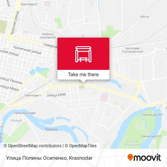 Улица Полины Осипенко map