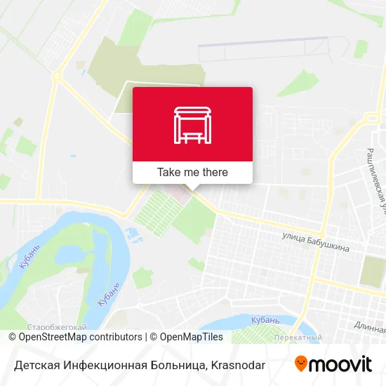 Детская Инфекционная Больница map