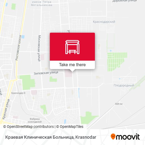 Краевая Клиническая Больница map