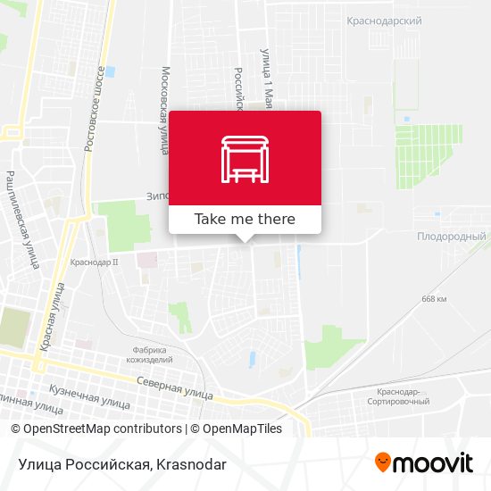 Улица Российская map