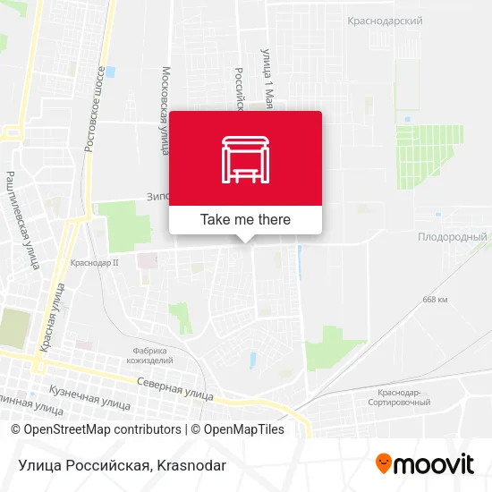 Улица Российская map