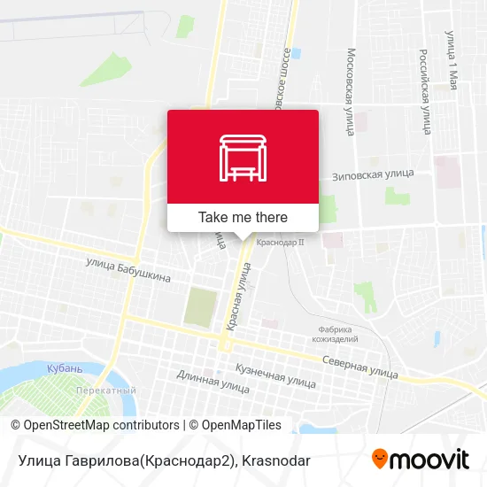 Улица Гаврилова(Краснодар2) map