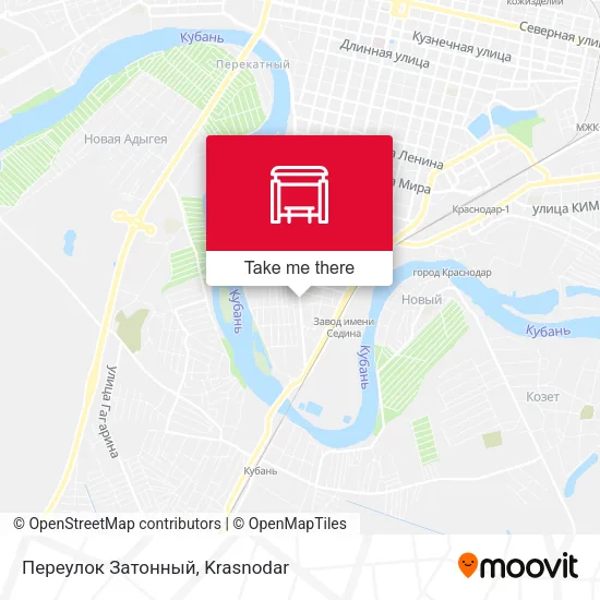Переулок Затонный map
