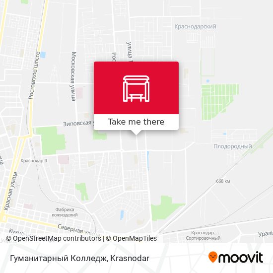 Гуманитарный Колледж map