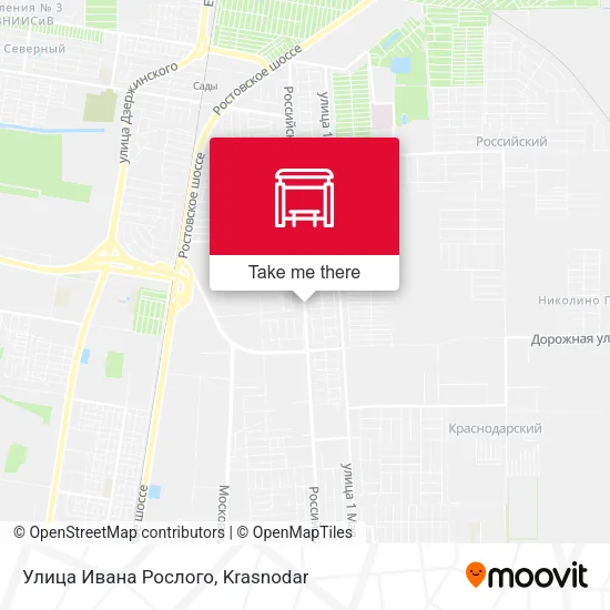 Улица Ивана Рослого map