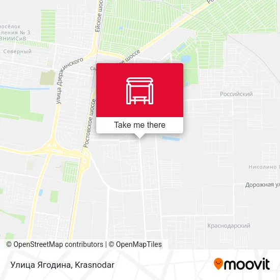 Улица Ягодина map