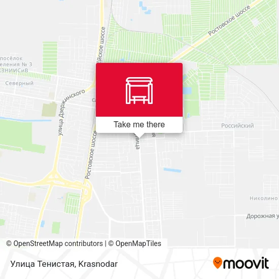 Улица Тенистая map
