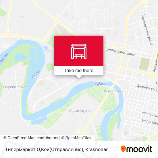 Гипермаркет О,Кей(Отправление) map