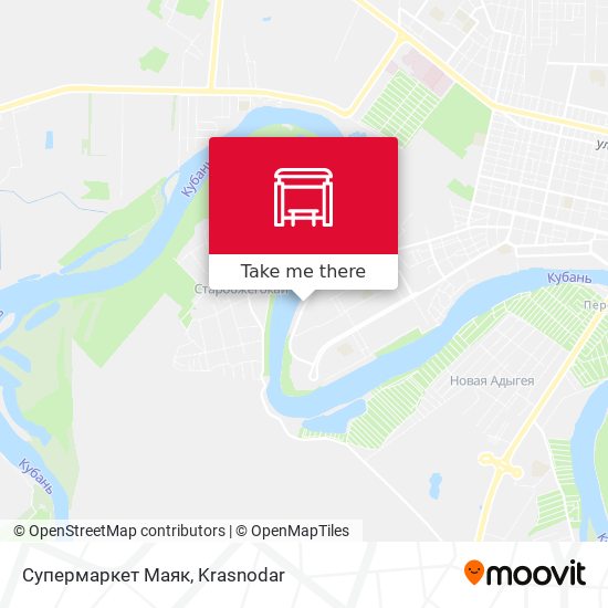 Супермаркет Маяк map