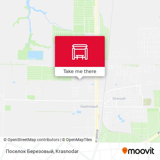 Поселок Березовый map