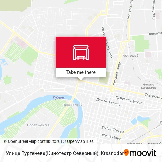 Улица Тургенева(Кинотеатр Северный) map