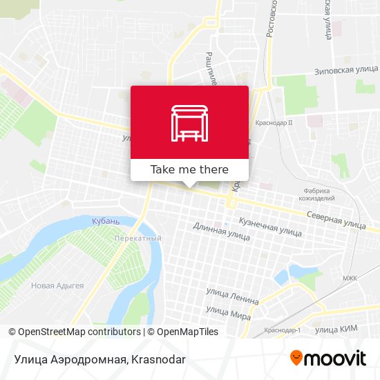 Улица Аэродромная map