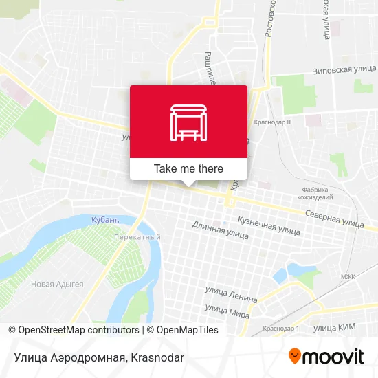Улица Аэродромная map