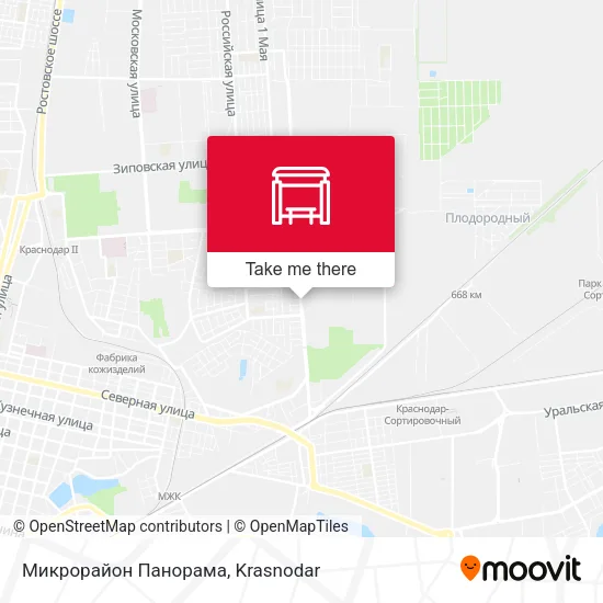 Микрорайон Панорама map