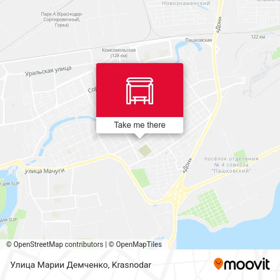 Улица Марии Демченко map