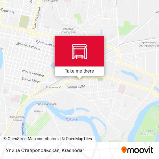 Улица Ставропольская map