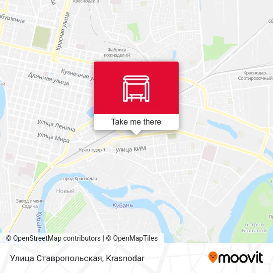 Улица Ставропольская map
